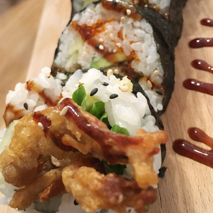 Spider Roll (Miso Scary) 6 Pcs