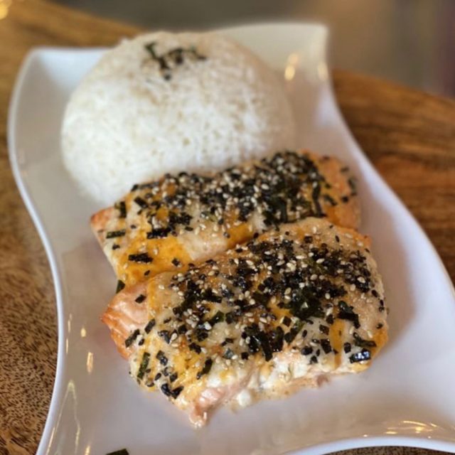 Broiled Furikake Salmon
